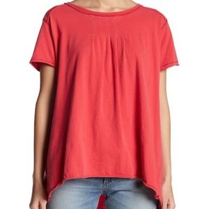 Free People red short sleeve